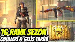 16. RANK SEZONU ÖDÜLLERİ VE GELİŞ TARİHİ PUBG Mobile Lite