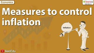 Measures to control inflation  Class 10 Economics  iKen