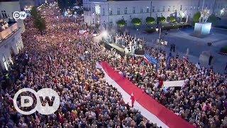 Массовые протесты в Польше голос оппозиции все громче