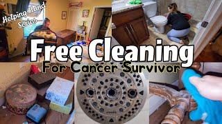 FREE CLEANING FOR CANCER SURVIVOR  EXTREME SPEED CLEAN WITH ME  HELPING HAND CLEANING MOTIVATION