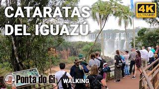 Cataratas del IGUAZU #walking  TOUR virtual  pasarelas del circuito superior MISIONES - ARGENTINA