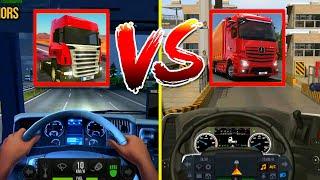 Truck Simulator 2018 Europe VS Truck Simulator Ultimate - Zuuks Mobile Games