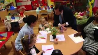 George Osborne faces tough crowd in nursery