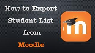 How To Export Student List From Moodle