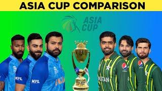 INDIA VS PAKISTAN  Asia Cup Matches Comparison