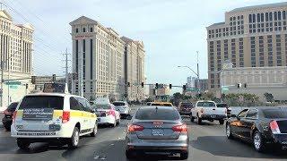 Driving Downtown 4K - Las Vegas Strip #2 - USA