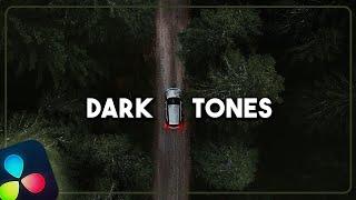 How to edit DARK TONES in Davinci Resolve 2024  Full Tutorial