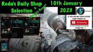 REDAS Daily Shop Selection & Wkly Reset TWILIGHT BRACERS & ICEWALL HEAVY SHIELD 1012023 ACV