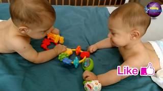 Cute Twin Babies Fighting for   Funny Baby Videos Compilation