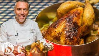 Roasted Beer Chicken inside a 2 Michelin Star Italian Restaurant with Giancarlo Perbellini