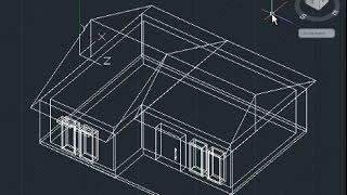 AutoCAD 3D House Modeling Tutorial Beginner Basic