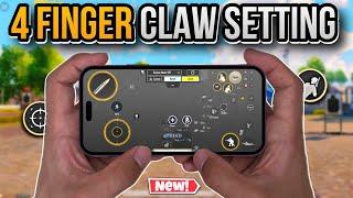 4 Finger Claw Settings Pubg Mobile & Bgmi  Copy & Use  New