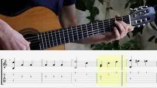Andante Op. 31 N° 1 - Fernando Sor. Tabs. Notes