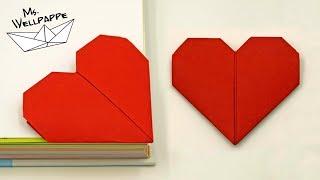 Origami Heart Bookmark - Valentines Day and Mothers Day Craft Ideas