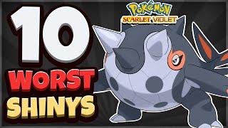 10 WORST shiny Pokemon  Scarlet & Violet