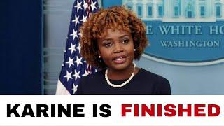 Is the PRESIDENT MISLEADING AMERICANS? BRAVE  Reporter SHUTS DOWN Karine LIES
