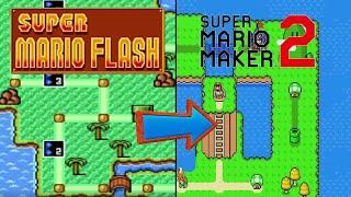 Super Mario Flash Remade in Super Mario Maker 2