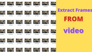 Extract images From Videos using Python  Extract frames using  python opencv
