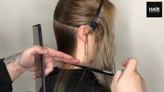 BOB THE SIMPLE TECHNIQUE STEP-BY-STEP SMOOTH LINE WITH REFINEMENT TO DRY.