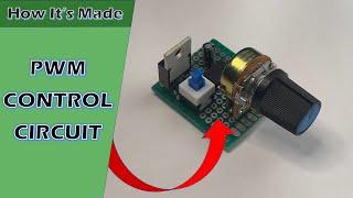 LED Dimmer Circuit PWM Control with 555 Timer