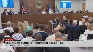 Greenville Co. Council votes on sales tax referendum to repair roads residents speak out
