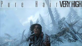 Rise of the Tomb Raider PURE HAIR Graphics comparison - Off  On  Very High