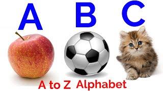 A for apple B for ball C for cat A to Z alphabet ABC Alphabet with picture capital letter