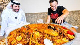 EXTREME Food in Dubai - GIANT Yemeni GOAT PLATTER COOKING The cooking process is amazing