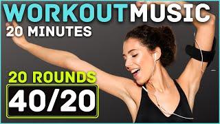 HIIT Workout Timer With Music  4020 HIIT Timer  20 Minutes Workout