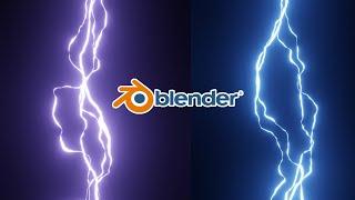 HOW TO Make Anime Lightning Beam In Blender Easy VFX Tutorial