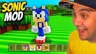 Playing As Sonic in Minecraft Is HARD