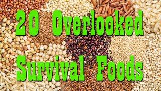 20 Overlooked Survival Foods  Food Storage Preparedness