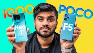 Detailed Comparison - iQOO Neo 7 vs POCO F5 - Very Confusing Choice