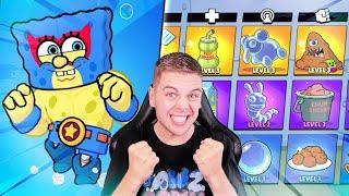 SPONGEBOB IN BRAWL STARS  POWER UPS & 2 NIEUWE KOKKERS