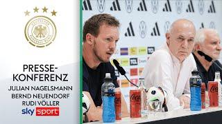 Pressekonferenz des DFB mit Bernd Neuendorf Julian Nagelsmann und Rudi Völler