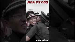 NDA VS CDS Officer Which is better #shorts #youtubeshorts  #nda #cds
