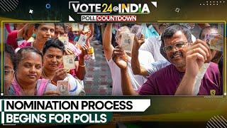 Lok Sabha election 2024 Nomination process begins for polls third phase  WION