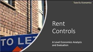 Rent Control - Analysis and Evaluation Points I A Level and IB Economics