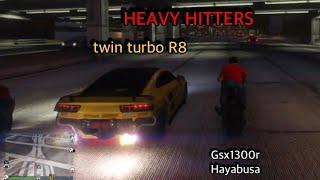 GTA 5 Racing ONLINE PS4 Hakoucho Drag vs Obey 10F