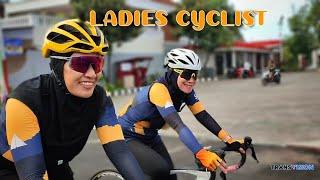 GOWES CANTIK LADIES CYCLIST  ROADBIKE INDONESIA