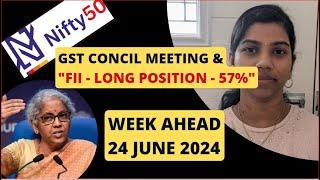 GST Council Meeting -  All We Need to Know - Week Ahead - Nifty & Bank Nifty -24 to 28 June 2024