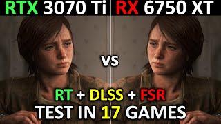 RTX 3070 Ti vs RX 6750 XT  Test in 17 Games  1080p - 1440p  Which One is Better?   2024