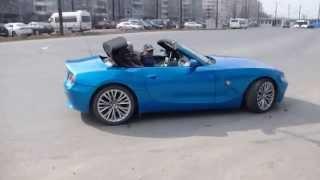 Как открывается крыша BMW Z4 видео
