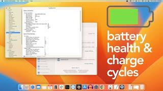 How to check Battery Health of your Macbook  Battery Cycle Count in Macbook Air & Pro