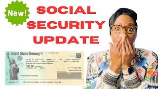 NEW SOCIAL SECURITY UPDATE  More Money For Seniors  New Bill