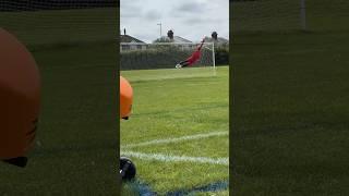 CRAZY BALL LAUNCHER SHOTS  #goalkeeper #goalkeepertraining