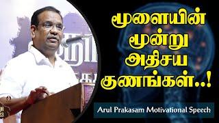 மூளையின் மூன்று அதிசய குணங்கள்.. Arul Prakasam Motivational Speech  Speech King