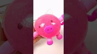 Cheerful Pink Piglet made from Orbeez and Nano Tape  #orbeez #diy #shorts