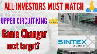 Sintex Industries share Latest News next target