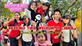 Ketemu sama TIKA WEIXUN DI CHINA di Monas Jakarta #viralvideo #monas